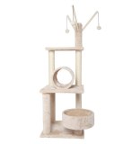 POILS BEBE BEIGE-COLOR CAT ACTIVITY TREE AND TOWER