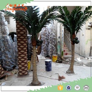 High quality 10ft-20ft new green Chinese plastic artificial cocount palm tree