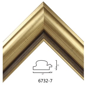 Polystyrene Foam Moulding 6732 For Sale