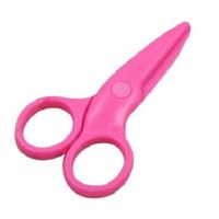 Best Price Household Safe Plastic Handle Children Student Scissors