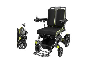 Lightweight Folding Wheelchairs For Travelling & Portable Electric Power Wheelchair -...