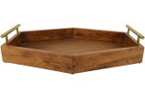 Wooden Serving Tray With Handles