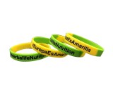 Order Our Custom Green Silicone Rubber Bracelets Wholesale