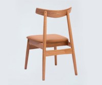 DC13 Wooden Chair With Fabric Seat