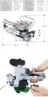 Pneumatic strapping tool