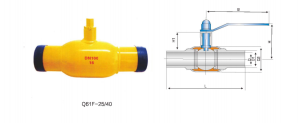 China Full Welded Ball Valve