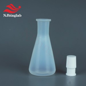 PFA Erlenmeyer flask Erlenmeyer flask with Teflon stopper