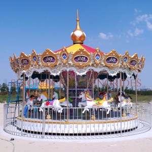 Kids carnival rides carousel horse playground merry go round for sale