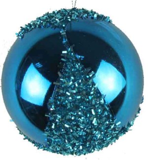 Blue Christmas ornaments