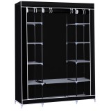 Herzberg HG-8009: Armoire de rangement - Grande Noire