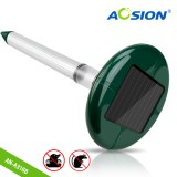 Aosion Sonic And Solar Vibrating Mole Repeller With Garden Light AN-A316B