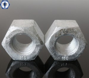 ASTM A563 Gr.A Hex Nuts with HDG