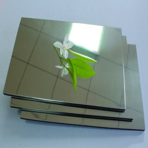 Siver Mirror Aluminium Composite Pane