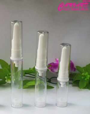 Airless dispensers, airless cosmetic bottles