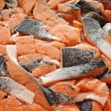 Frozen Salmon Bits & Pieces; Atlantic Salmon (Salmo salar);