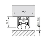 Automatic drop down seal TF 38x20