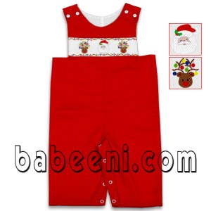 Christmas smocked santa BC 389