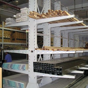 Cantilevered arm racks