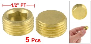 Brass Socket head plug