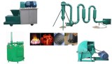 Charcoal briquette machine