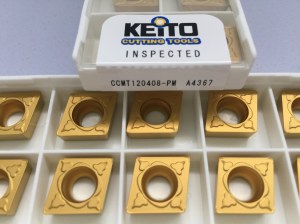 Carbide inserts CCMT120408-PM A4367