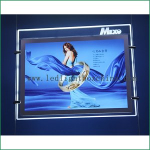 Window Display Acrylic LED Super Slim Carving Logo Light Boxes