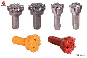 CIR80,CIR90,CIR110,CIR150,CIR170,CIR200 Low Air Pressure DTH Hammers Bits