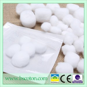 Absorbent cotton ball