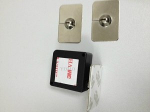 Square Anti-Theft Pull Box with metal plate end