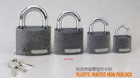 Plastic Painted Iron Padlock