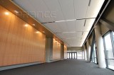 Office building project lobby artistic metal ceilings tiles