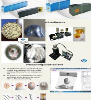 Concavity surface laser engraving system