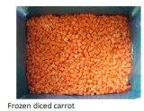 Frozen diced carrot