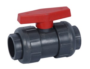 FRPP Double union ball valve