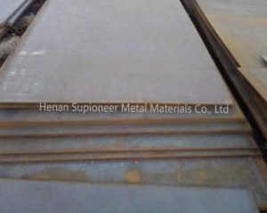 Grade E shipbuilding steel plate