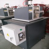 Gantry pelletizer for plastic extruder