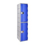 Heavy Duty Plastic Locker T-H385XXL/3, 3 door triple tiers strong HDPE Locker. This loc...