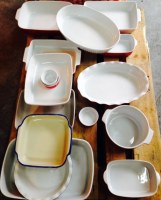 Plat au four type pyrex en lot