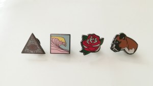 Custom Metal Hard Enamel Badge Lapels Pins with Paper Cards