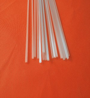 Hard transparent plastic tube