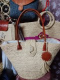 Sac raphia crochet