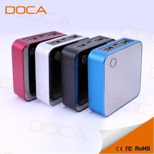 8400mAH DOCA D525 power bank LCD digital display