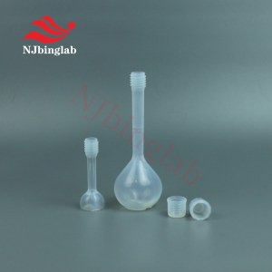 PFA 50ml Class A fixed Volume Flask with Screw Cap for Solution Preparation