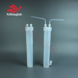 PFA 375ml dual neck reaction bottle with lower port valve