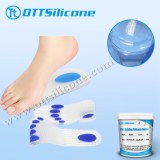 Translucent silicone rubber for shoe insole