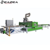 Automatic nesting loading&unloading wood furniture CNC Router machine