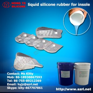 Silicone rubber for insole making