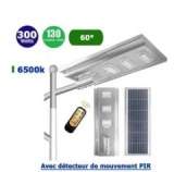 Solaire - Luminaire LED pour Candélabre / Lampe de rue et parking - Série STREET - 300...