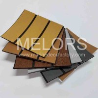 Melors 90in x 35in Marine Flooring Faux Teak Sheet Factory