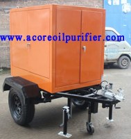 Fabricant de machine de filtration d'huile Transformer mobile